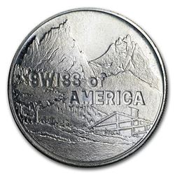 1974 1 oz Silver Round - Swiss of America (Draper Mint)