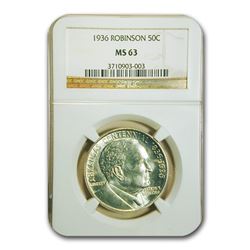 1936 Robinson-Arkansas Half Dollar MS-63 NGC