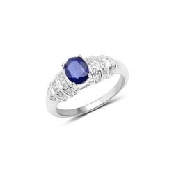 11.62 ctw Dyed Sapphire .925 Sterling Silver Earrings