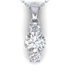 Image 1 : 3.28 ctw Ruby & Diamond Ring 14K White Gold