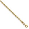 Image 1 : 14k Yellow Gold 2.65 mm Silky Rope Chain - 8 in.