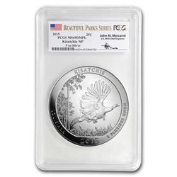 2015 5 oz Silver ATB Kisatchie MS-69 DMPL PCGS (Mercanti Label)