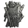 Image 1 : 2016 Burkina Faso 1 oz Silver Giant Panda Cut-Out
