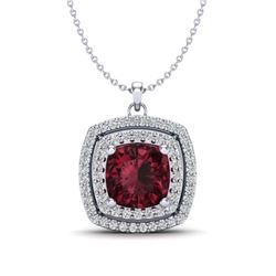 5.75 ctw Genuine Peach Moonstone .925 Sterling Silver Ring