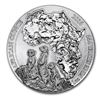 Image 1 : 2016 Rwanda 1 oz Silver African Meerkat BU