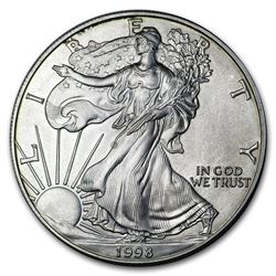 1998 1 oz Silver American Eagle (Abrasions)