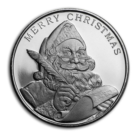 1 oz Silver Round - 2019 Santa