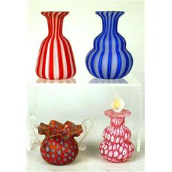 TWO MILLEFIORI TABLE ARTICLES