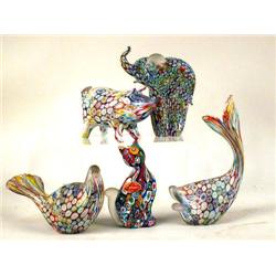 A GROUP OF ANIMAL TABLE ARTICLES