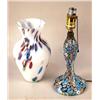 Image 1 : A MILLEFIORI TABLE LAMP