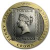 Image 1 : 1990 Isle of Man 1 Crown Proof Gold Penny Black