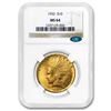 Image 1 : 1932 $10 Indian Gold Eagle MS-64 NGC CAC