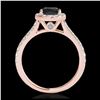 Image 2 : 1 ctw VS/SI Oval Diamond Necklace 10K Rose Gold