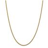 Image 1 : 14k Yellow Gold 2.5 mm Regular Rope Chain - 26 in.