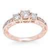 Image 1 : 1.47 ctw Intense Blue Diamond Ring 10K White Gold