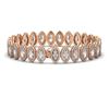 Image 2 : 9.0 ctw Oval Black Diamond Ring 14K Rose Gold