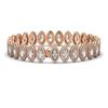 Image 2 : 9.0 ctw Oval Black Diamond Ring 14K Rose Gold