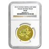 Image 1 : 2014 Canada 1 oz Reverse Proof Gold Maple Leaf PF-69 NGC