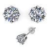 Image 2 : 1.54 ctw Intense Yellow Diamond Stud Earrings 10K Yellow Gold