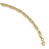 Image 1 : 14k Yellow Gold Polished Fancy Box Link Bracelet - 7.5 in.