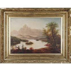 UNSIGNED (American, 19th Century) LAKE 