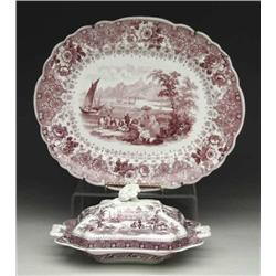 TWO PIECES OF HISTORIC STAFFORDSHIRE