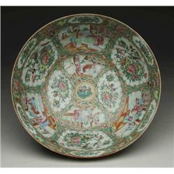 ROSE MEDALLION PUNCH BOWL