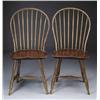 Image 1 : PAIR OF NEW ENGLAND EIGHT-SPINDLE BOW-B