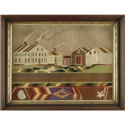 NEEDLEWORK PICTURE OF MAGGIE’S TEA HOUS