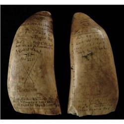 RARE AND IMPORTANT NUMBERED PAIR OF SCR
