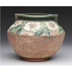 ROSEVILLE POTTERY TWO HANDLED VASE IN A