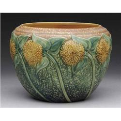 RARE ROSEVILLE PLANTER IN THE “SUNFLOWE