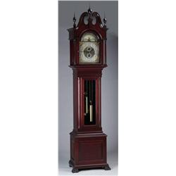 OUTSTANDING MAHOGANY TALL CLOCK