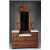 Image 1 : WALNUT VICTORIAN MARBLE TOP DROP CENTER