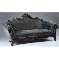 VICTORIAN GRAPE CARVED SOFA