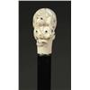 Image 1 : INTERESTING CARVED IVORY MULTI DOG HEAD