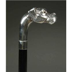 STERLING SILVER ENGLISH BULLDOG HEAD CA
