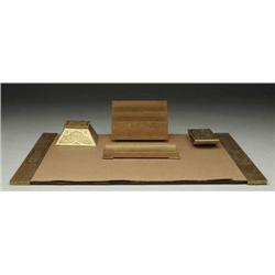 BRONZE DESK SET