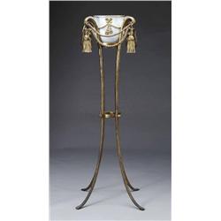 ITALIAN STYLE GILT METAL FERN STAND
