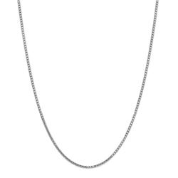 14k White Gold 1.9 mm Box Chain - 26 in.