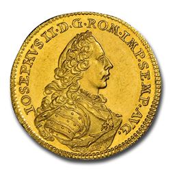 1766 German States Nuernberg Gold Ducat MS-62 NGC (PL)