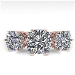 31.96 ctw Tanzanite & Diamond Halo Necklace 10K Rose Gold