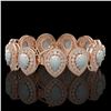 Image 2 : 8.06 ctw Oval Diamond Bracelet 18K Rose Gold