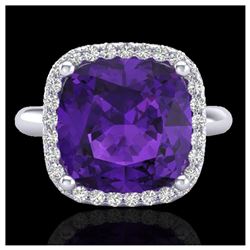 1.01 ctw Fancy Intense Blue Diamond Art Deco Necklace 18K Rose Gold