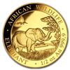 Image 1 : 2019 Somalia 1/2 oz Gold African Elephant BU