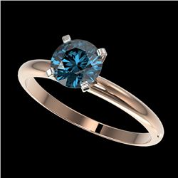 1.50 ctw H-SI/I Diamond Solitaire Halo Ring 10K Yellow Gold
