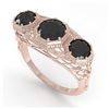 Image 2 : 1.04 ctw Intense Yellow Diamond Ring 10K Rose Gold