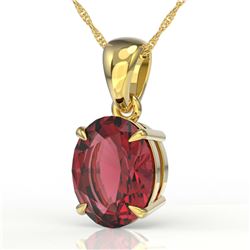 5.50 ctw Pink Tourmaline Stud Earrings 14K Rose Gold