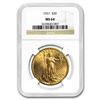 Image 1 : 1927 $20 Saint-Gaudens Gold Double Eagle MS-64 NGC