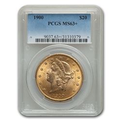 1900 $20 Liberty Gold Double Eagle MS-63+ PCGS